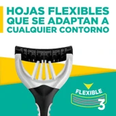 Wilkinson Sword Xtreme 3 Black Edition Comfort Erkek Kullan At Tıraş Bıçağı 4+2 thumbnail 3