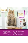 Nutri Feline Kısırlaştırılmış Kedi Maması Sterilized Taze Somonlu Glutensiz 2 Kg - 4