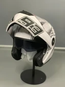 Jk 115 Güneş Vizörlü Çene Açılır Kask Z3 WHİTE - 7