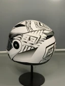 Jk 115 Güneş Vizörlü Çene Açılır Kask Z3 WHİTE - 4