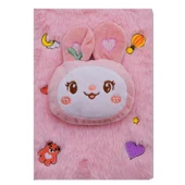 Gen-Of Süper Hayvanlar Peluş Hatıra Ve Not Defteri A5 Çizgili 80 Yaprak (PD106) thumbnail 4