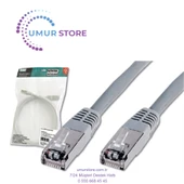 Cat. 5e Sf-Utp Patch Kablo, 2 Metre, Awg 26, Gri Renk - 1