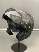 Jk 115 Güneş Vizörlü Çene Açılır Kask Z1 Grey - 7