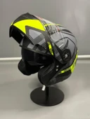 Jk 115 Güneş Vizörlü Çene Açılır Kask Z1 YELLOW - 6