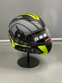 Jk 115 Güneş Vizörlü Çene Açılır Kask Z1 YELLOW - 1