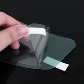 Buğu Önleyici Motosiklet Kaskı Vizörü Su Geçirmez Dayanıklı Çizik Koruma Lens Filmi thumbnail 5