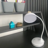 Dokunmatik 3 Farklı LED Işıklı Çalışma Masası Üstü Lamba thumbnail 3