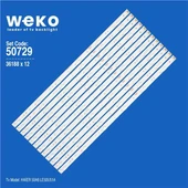 Wkset-5729 36188X12 Led50d06-Zc14ag-01 30350006205 12 Adet Led Bar ( Tvnizin içindeki led barla aynısı olduğunu görmeden almayınız. Led bar ürünlerinde paket açıldığında iade kabul edilmemektedir. ) thumbnail 1