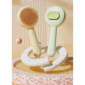 Periboia Evcil Hayvan Yuvarlak Basmalı Tarak - 1