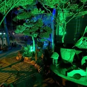 Kumandalı Led Işık Dış Cephe AydınlatmasıÇok Renkli RGBLed Panel Işık PartiLed Aydınlatma thumbnail 14