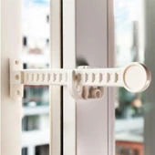 Bebek Çocuk Evcil Hayvan Güvenlik Ayarlanabilir Koruyucu Pencere Havalandırma Kilidi thumbnail 1