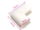 4 adet bebek güvenliği, köşe masa köşe koruyucu, mobilya köşeleri, açı koruma çocuk emniyet bandı, kenar köşe muhafızları, Sivri Köşe Koruma, yastık tampon köpük sünger - 2