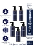 History And Future Vitamin Ve Protein Destekli Saç Dökülmesine Karşı Besleyici Nemlendirici Şampuan Seti 250 ml x5 - 1