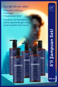 History And Future Vitamin Ve Protein Destekli Saç Dökülmesine Karşı Besleyici Nemlendirici Şampuan Seti 250 ml x5 - 2