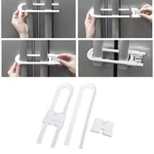 Bebek Çocuk Çekmece ve Dolap Koruma Raylı Güvenlik Sistemi Emniyet Kilidi thumbnail 3