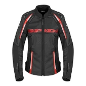 SPIDI RACE WARRIOR 2 NET LADY YAZLIK CEKET SİYAH KIRMIZI thumbnail 1