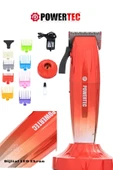 POWERTEC TR-8800 Profesyonel Şarjlı Saç Sakal Tıraş Makinesi - 1