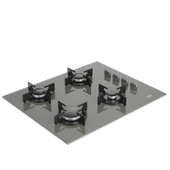 Beko  Manhattan Gri 3’Lü Ankastre Set (BFC 432 G Fırın + BOCD T6510 EG Ocak + BDE 6041G Davlumbaz) thumbnail 7