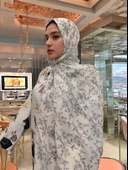 Dijital Baskılı Pamuk Şal - 1