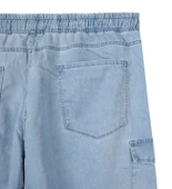 Erkek  Büyük Beden 100-156 Kilo Arası İçin Uygun Kargo Cepli Jogger Kot Pantolon - 10