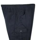 Erkek Büyük Beden 100-156 Kilo Arası İçin Uygun Kargo Cepli Jogger Kot Pantolon - 11