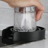 İpek Yıldızı® Yüksek Basınçlı Otomatik Bardak Yıkama Aparatı Mutfak Lavaboları İçin Hızlı Kupa Durulayıcı - 6