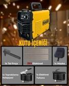 Dager MMA250 250 Amper Inverter Mini Çanta Kaynak Makinesi Seti - IGBT - Dijital Ekran - Elektrod + Maske + Eldiven - 7