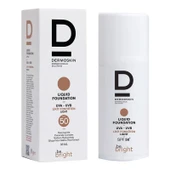 DERMOSKIN Be Bright SPF50+ Likit Fondöten Medium 33 ml 8697796000844 - 2