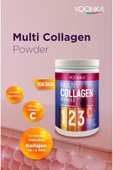 VOONKA Multi Collagen Powder Hidrolize Kollajen Tip 1 2 3 Vitamin C 300 gr thumbnail 1