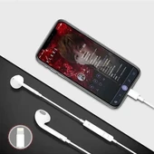 İpek Yıldızı® İphone Ucu Çıkışlı Pop Up Kulakiçi Yumuşak Kontrol Tuşlu Kulaklık thumbnail 4