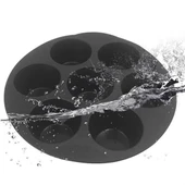 İpek Yıldızı® 7 Gözlü Silikon Çok Amaçlı Airfryer Muffin Cupcake Kek ve Çörek Pişirme Kalıbı thumbnail 4