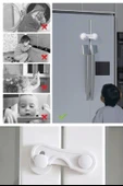 İpek Yıldızı® Bebek Çocuk Güvenliği Çekmece ve Dolap İçin Kendiliğinde Yapışkanlı Vidasız Kapak Kilidi - 7