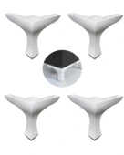 Mobilya Kanepe Baza Koltuk Çekyat Yükseltme Ayağı Plastik, Lükens Beyaz 14 Cm, 4 Adet thumbnail 1