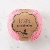 Loren Natural Cotton Pudra Pembesi El Örgü İpi - R100 - 33906 - 1