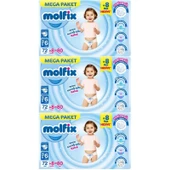 Molfix Bebek Bezi Beden:6 (15+KG) Extra Large 240 Adet Mega Aylık Fırsat Pk - 1