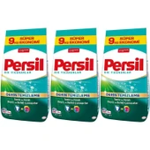 Persil Matik Toz Çamaşır Deterjanı 27KG Sık Yıkananlar Beyaz ve Renkliler İçin (3PK*9KG)(180 Yıkama) - 1