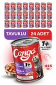 Cango Yetişkin Yaş Kedi Maması Tavuklu 415Gr 24Lü - 1