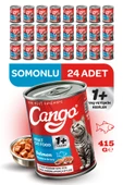 Cango Yetişkin Yaş Kedi Maması Somonlu 415Gr 24Lü thumbnail 1