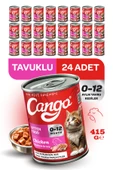 Cango Yavru Yaş Kedi Maması Tavuklu 415Gr 24Lü - 1
