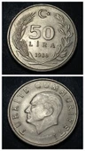 Escoines 3996368991629b9b62 1986 50lira çil %75 Bakır para - 1