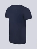 Fenerbahçe Orijinal Lisanslı Lacivert Tribün Tek Renk Logolu Erkek Tshirt - 2