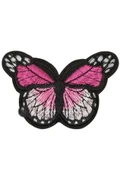 Aplike Ütü İle Yapışan Kelebek Pembe Arma 7x5 cm - 1