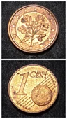 Escoines 39963689910a5cfe03 Almanya 1 Eurocent, 2013 bakır kaplı çelik ÇT Para thumbnail 1