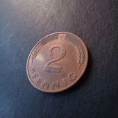 Escoines 39963689a706366194 1989 D Almanya 2Pfennig ÇÇT+ para thumbnail 2