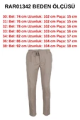 Erkek Jogger Pantolon Bel Bağcıklı Dar Kesim RAR01342 - 7