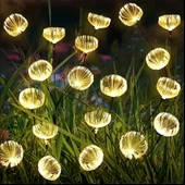SOLAR 6 TOP LED SARI RENK DENİZ ANASI LED BAHÇE AYDINLATMA SOLAR BAHÇE SÜSÜ SGE1004 - 1