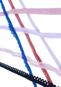 Çamaşır Lastiği Dantelli 1 cm 75 Metre 1 Top Açık Pembe - 2