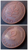 Escoines 39963689a675d06e0a 1982 F Almanya 2 Pfennig ÇİL para - 1