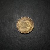 Escoines 39963689901fd6ff99 1950 Almanya 5 Pfennig çt Pirinç kaplamalı çelik para thumbnail 4