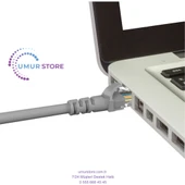 30 Metre Cat6 Network-Ağ-Ethernet Kablosu Gri - 1